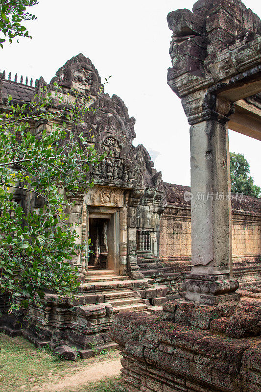 柬埔寨:Banteay Samré吴哥建筑群中的寺庙